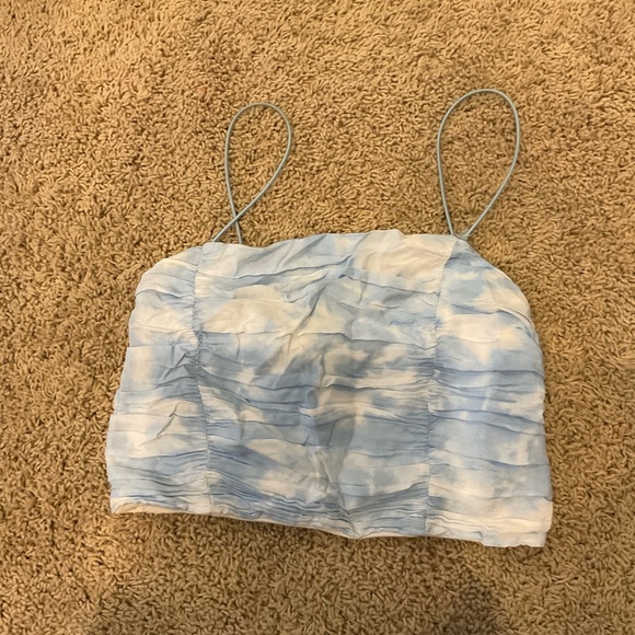 Kendall and Kylie blue and white cami - Picture 1 of 2